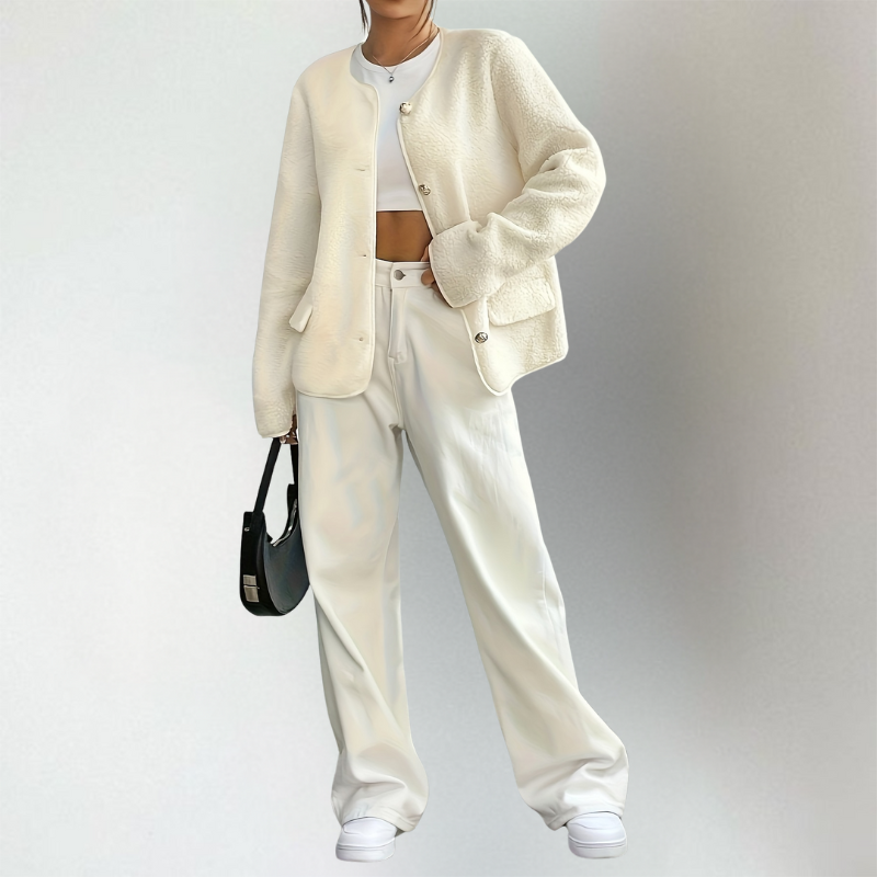 Izabella | Elegant Fleece Jacket