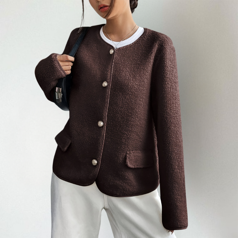 Mira | Elegant Fleece Jacket