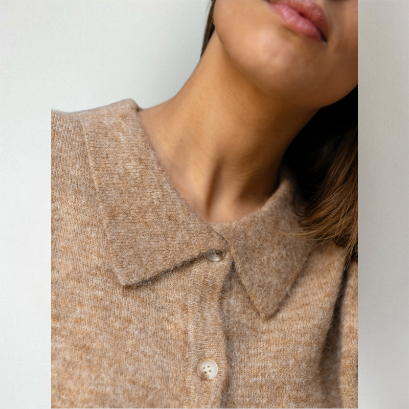 Helena | Classic Collar Cardigan