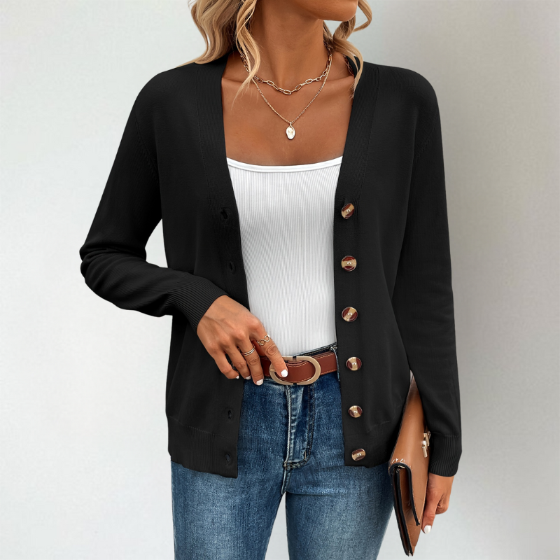 Addison | Classic Button Cardigan