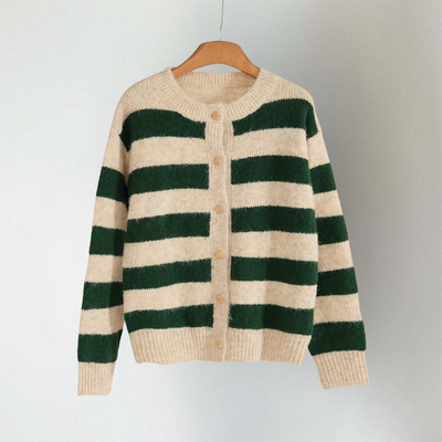 Lindsay | Striped Knit Cardigan