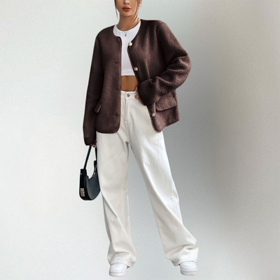 Mira | Elegant Fleece Jacket