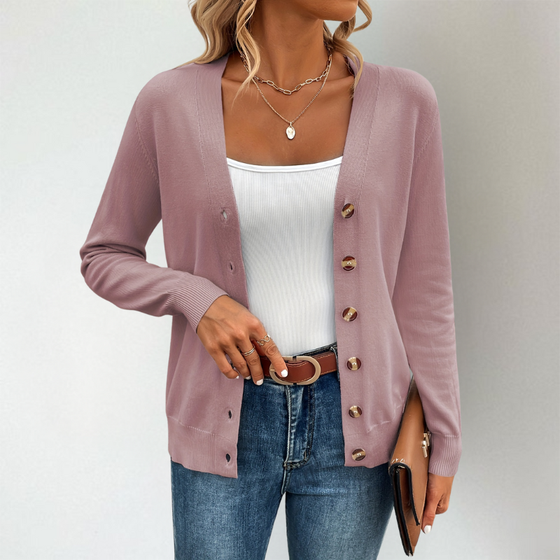 Addison | Classic Button Cardigan