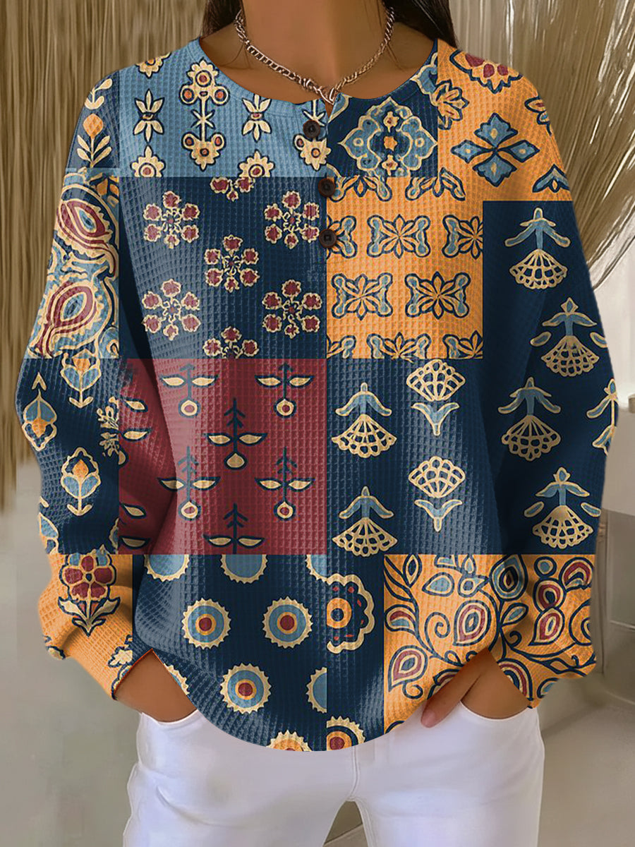 Estelle | Bohemian Mosaic Sweater