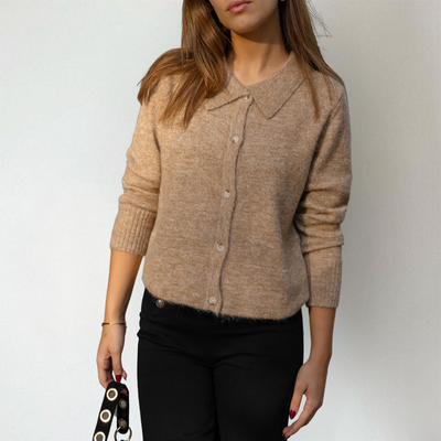 Helena | Classic Collar Cardigan
