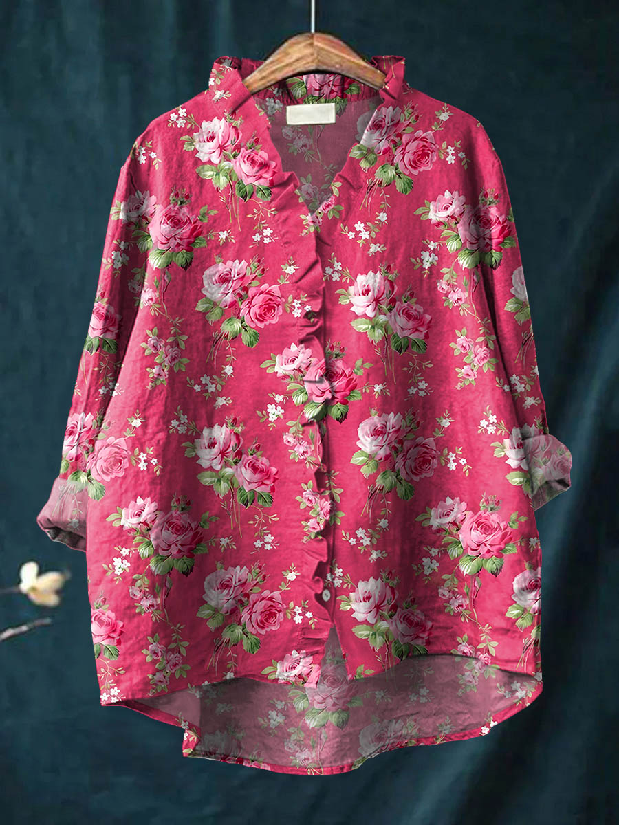 Malorie | Elegant Bloom Blouse