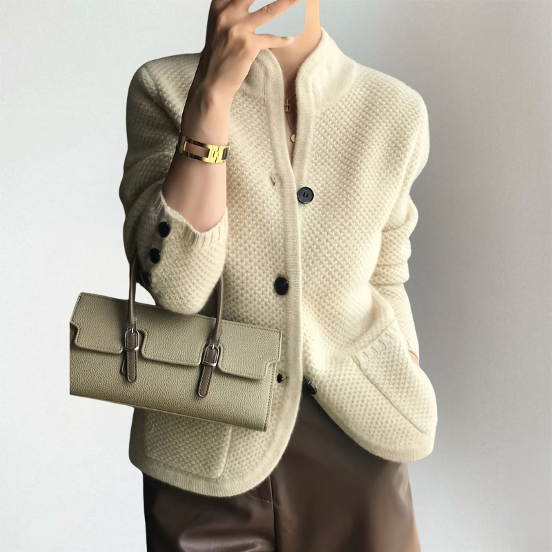 Cassandra | Textured Knit Cardigan