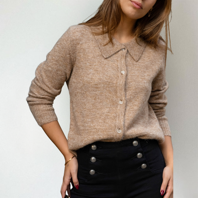 Helena | Classic Collar Cardigan