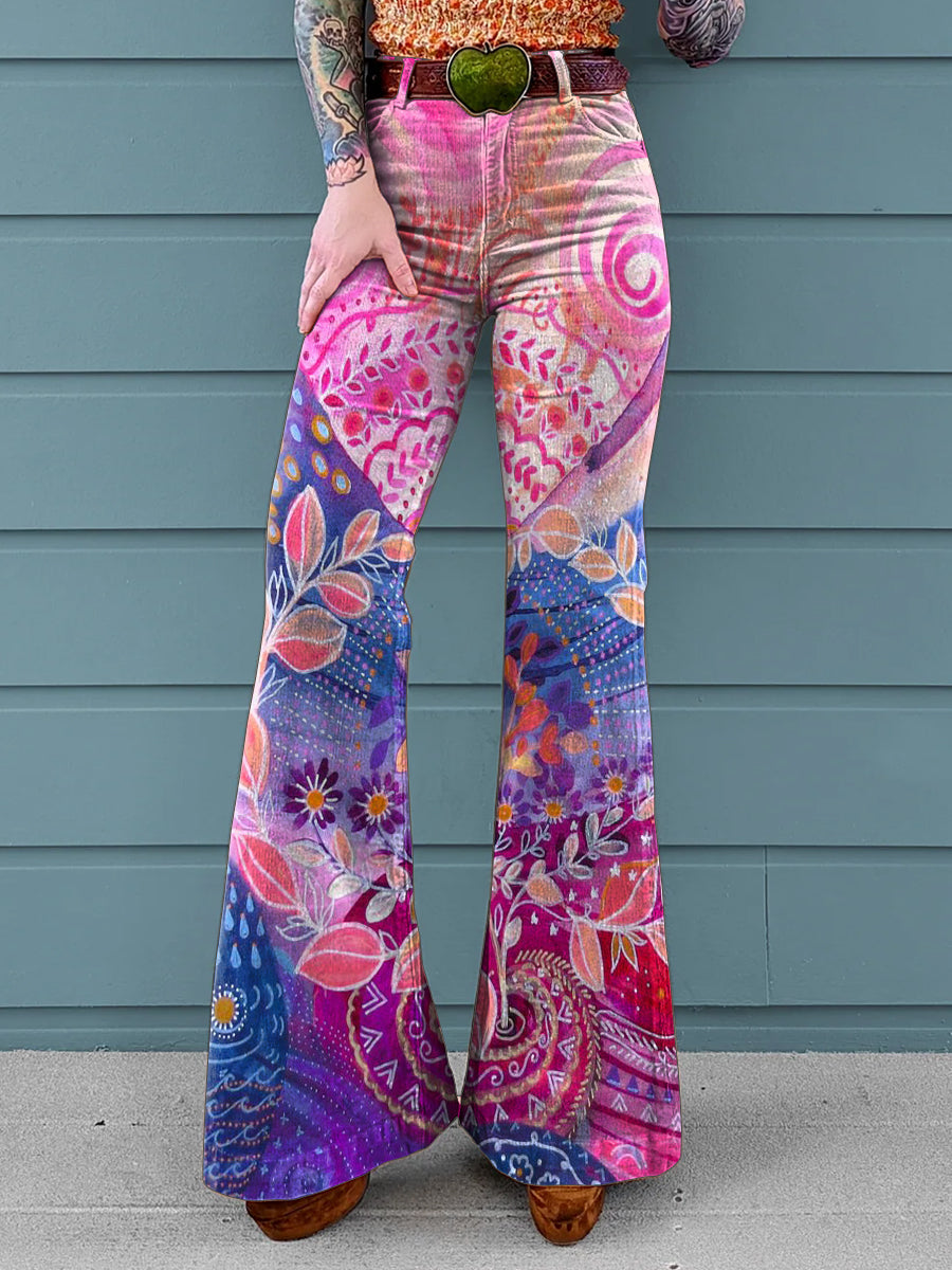 Isabelle | Boho Flared Pants