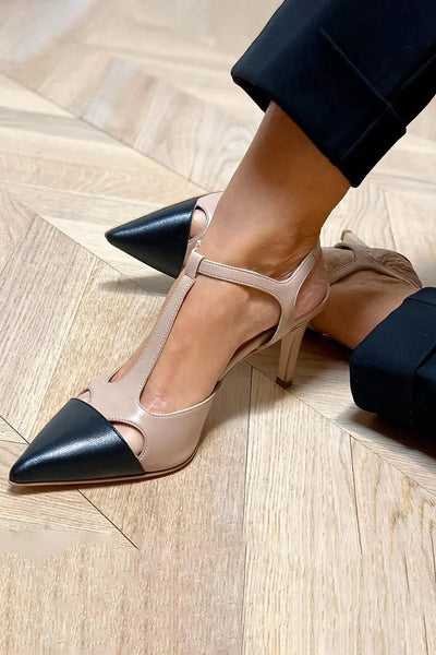 Elena | Parisian Contrast Heels