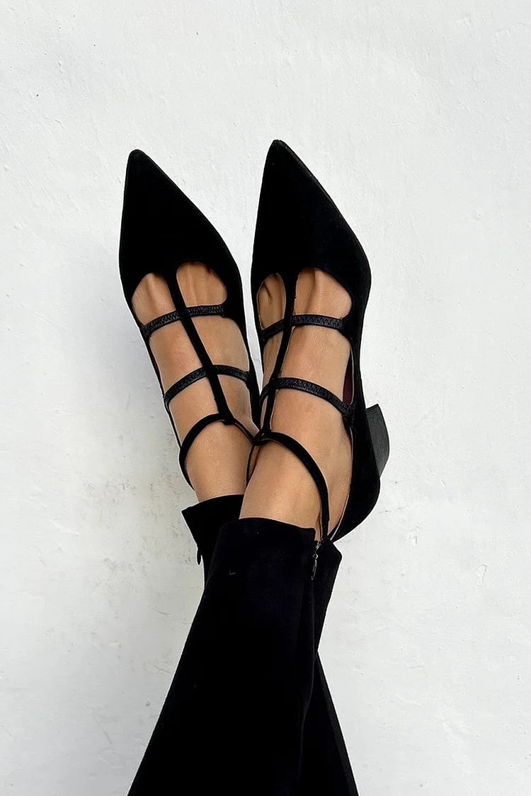 Diana | Strappy Pointed Heels