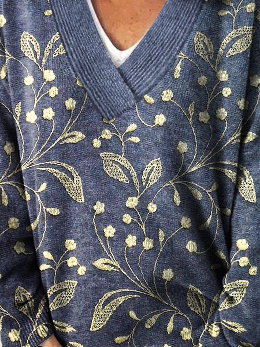 Natalie | Elegant Bloom Sweater