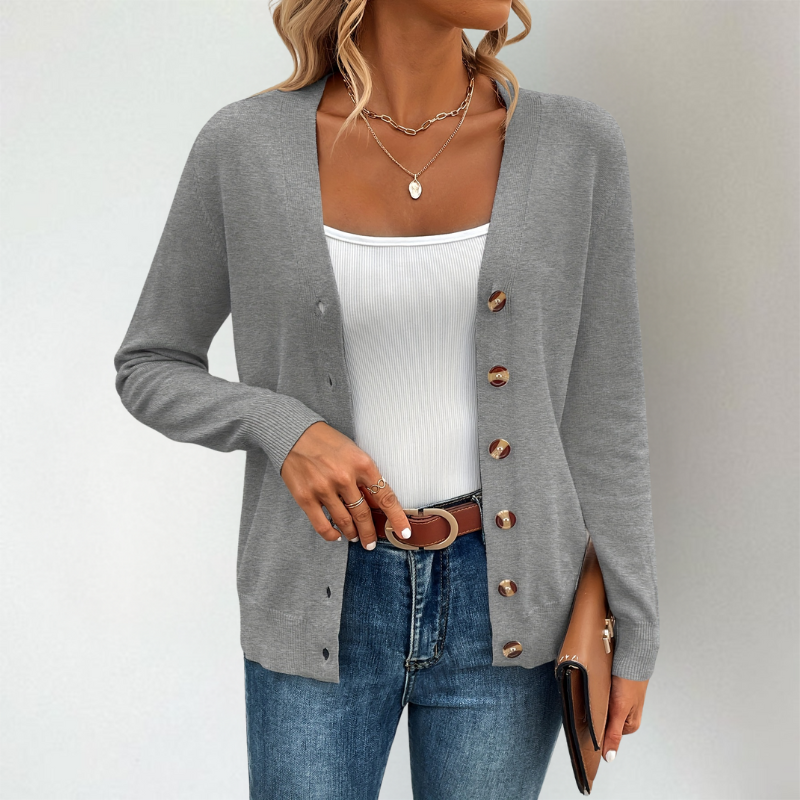 Addison | Classic Button Cardigan