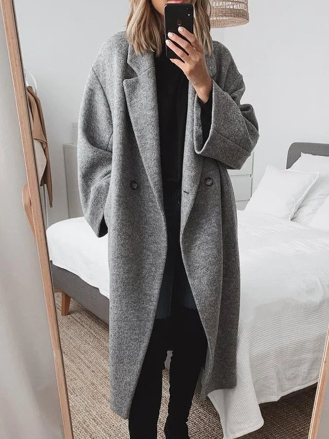 Louise | Minimalist Wool Coat