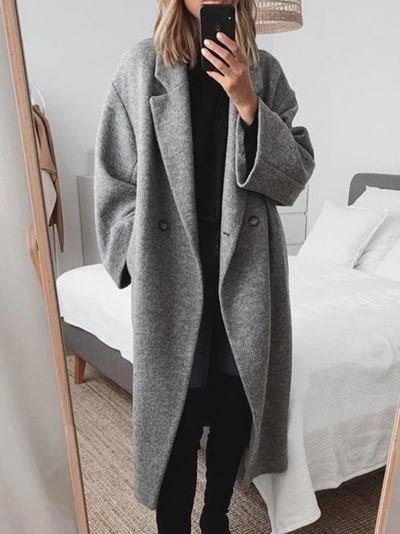 Louise | Minimalist Wool Coat