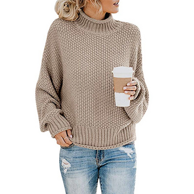 Savannah | Classic Knit Mock Neck Sweater