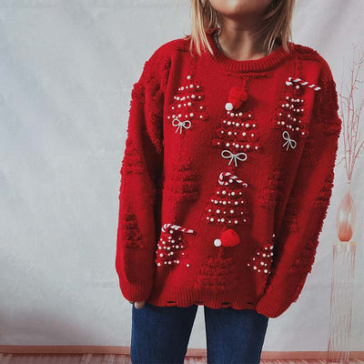 Mira | Festive Pom Sweater