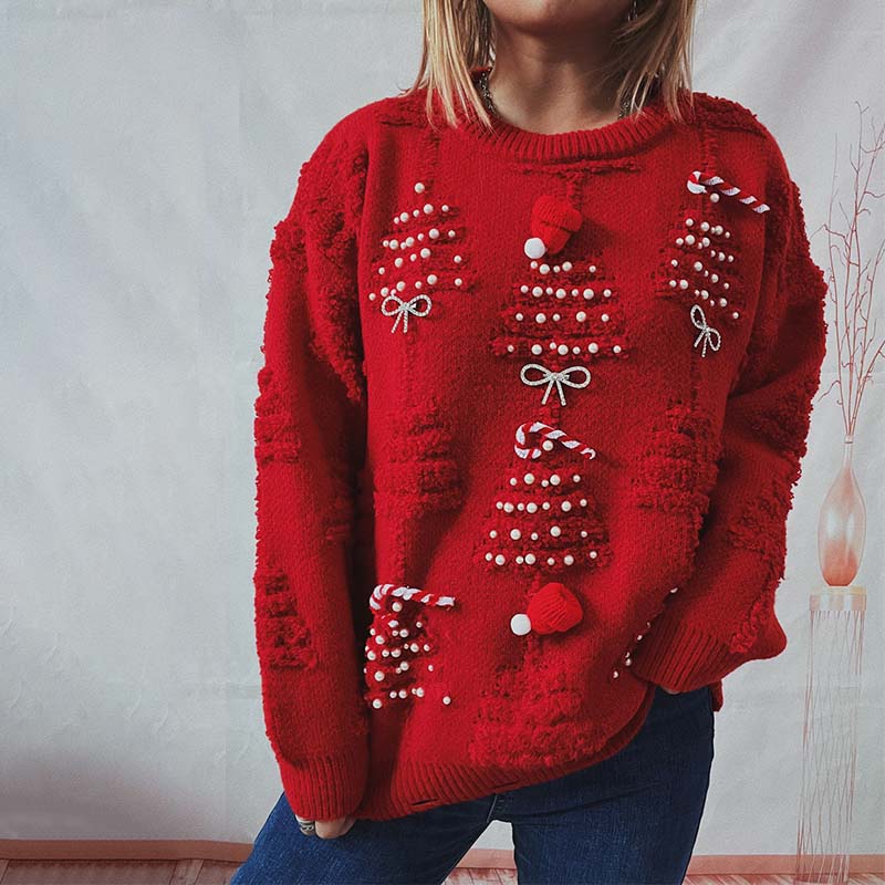Mira | Festive Pom Sweater