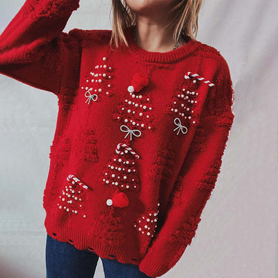 Mira | Festive Pom Sweater