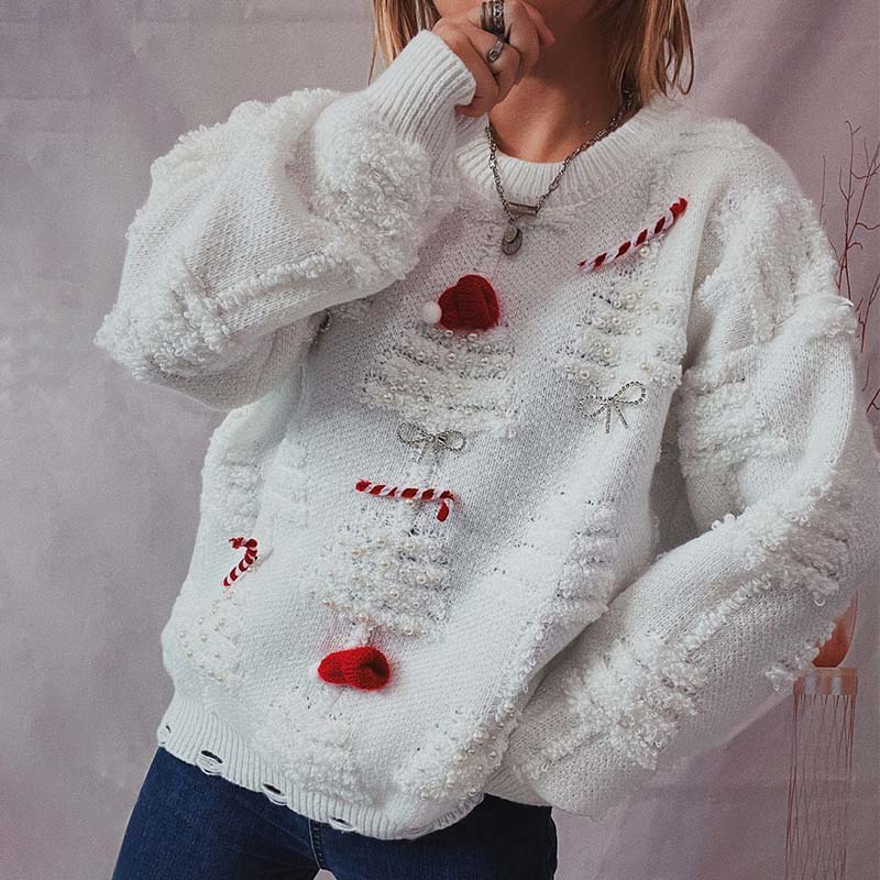 Mira | Festive Pom Sweater
