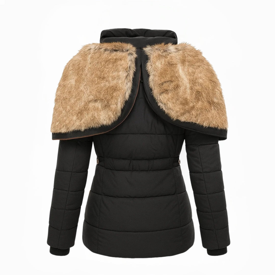 Juliette | Luxe Fur-Collar Winter Coat