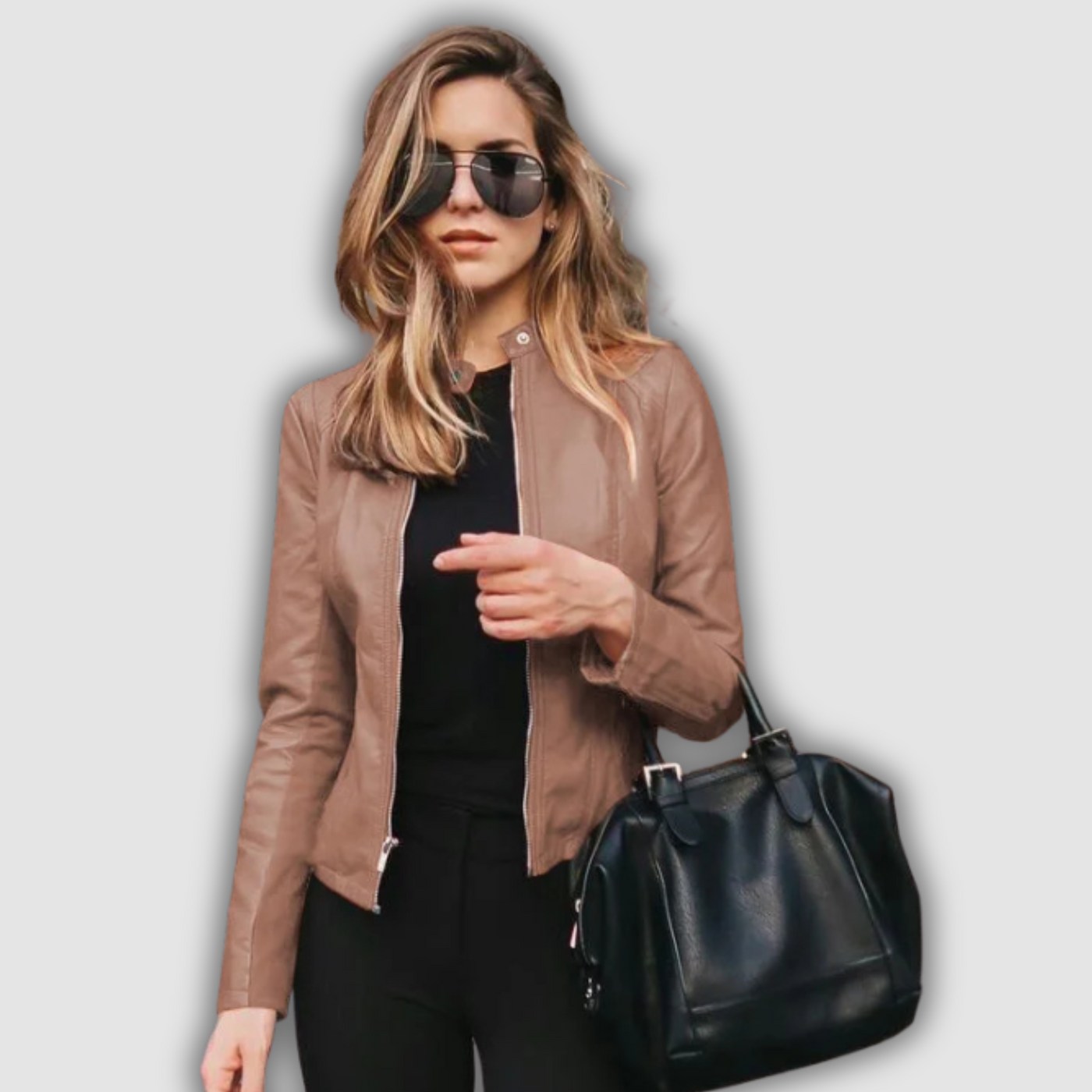 Regina | Classic Leather Jacket