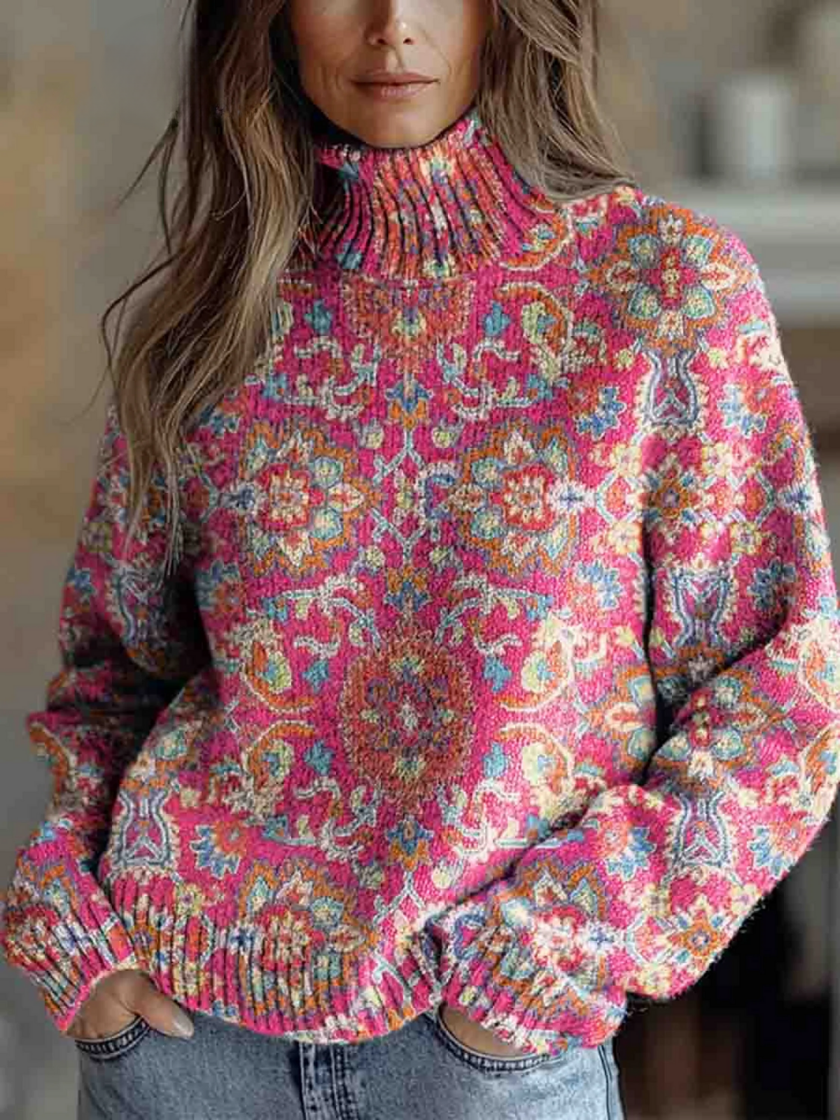 Elena | Boho Harmony Sweater