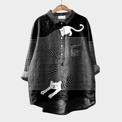 Thea | Playful Animal Blouse