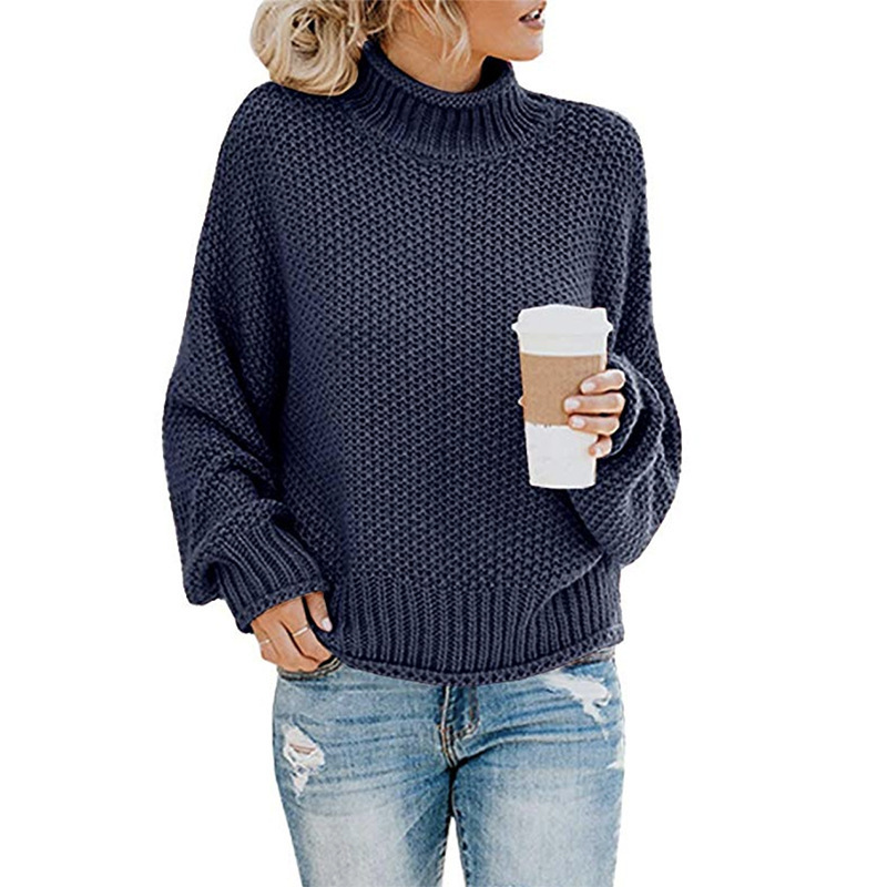 Savannah | Classic Knit Mock Neck Sweater