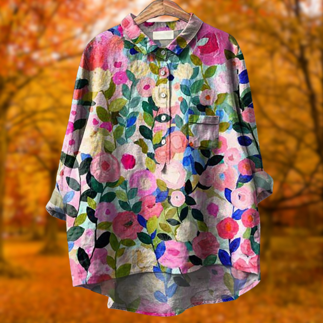 Isabelle | Vibrant Floral Shirt