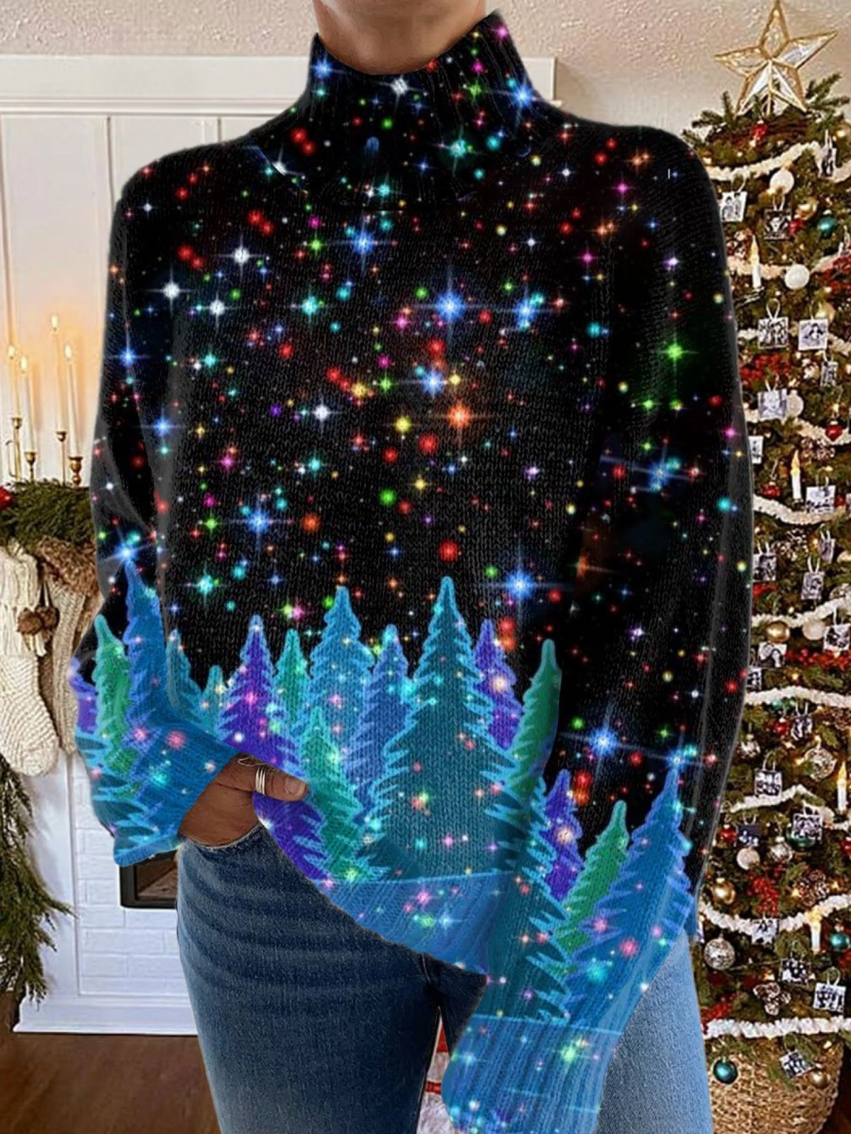 Devon | Starlit Forest Sweater