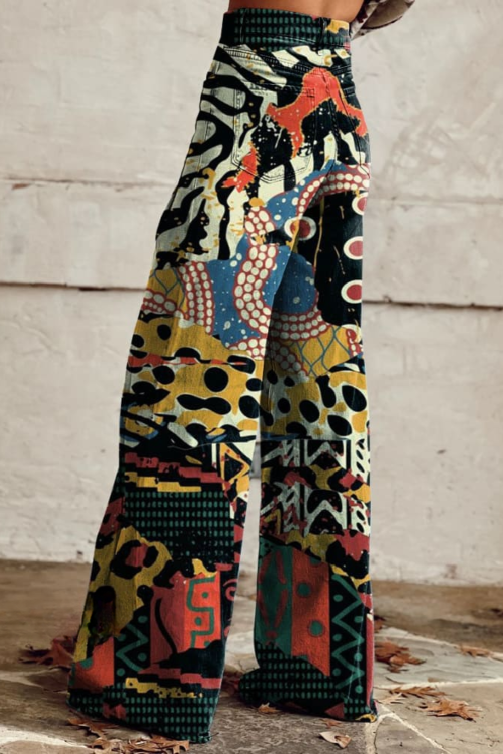 Sabrina | Abstract Retro Pants