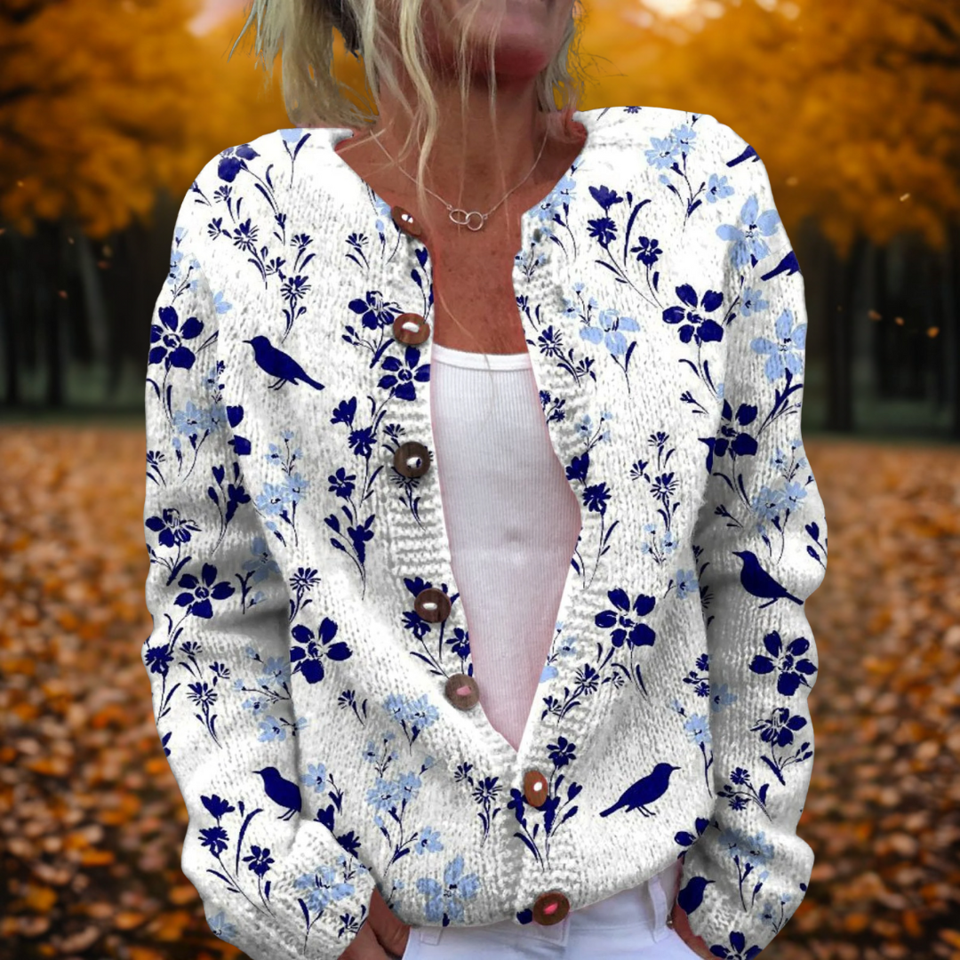 Eveline | Bluebird Garden Cardigan