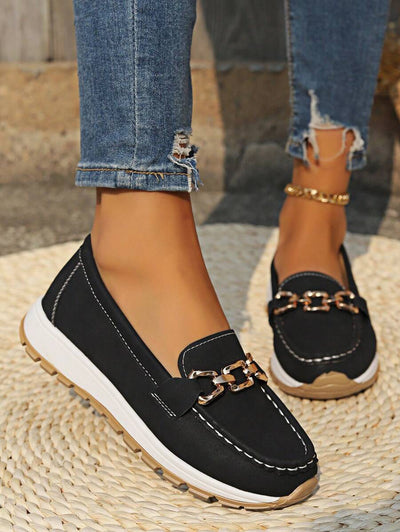 Tamara  | Chain Detail Loafers