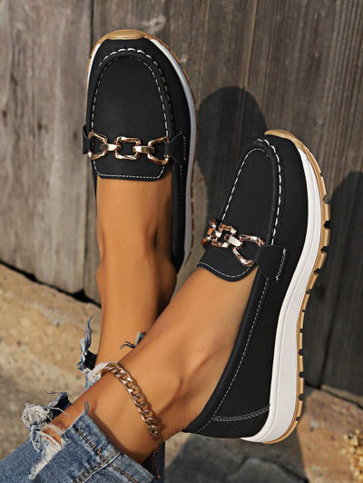 Tamara  | Chain Detail Loafers
