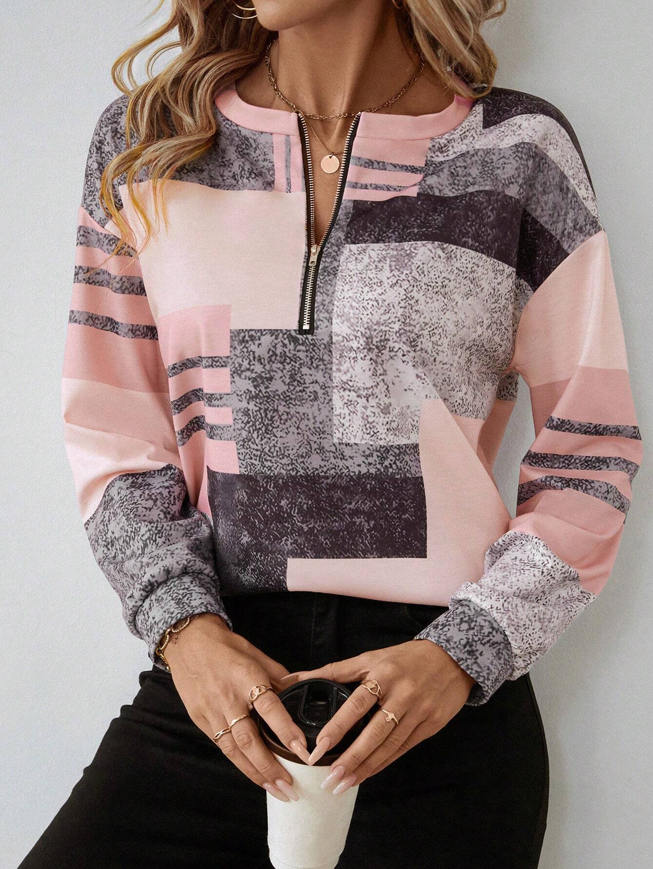 Melanie | Artistic Patchwork Sweater