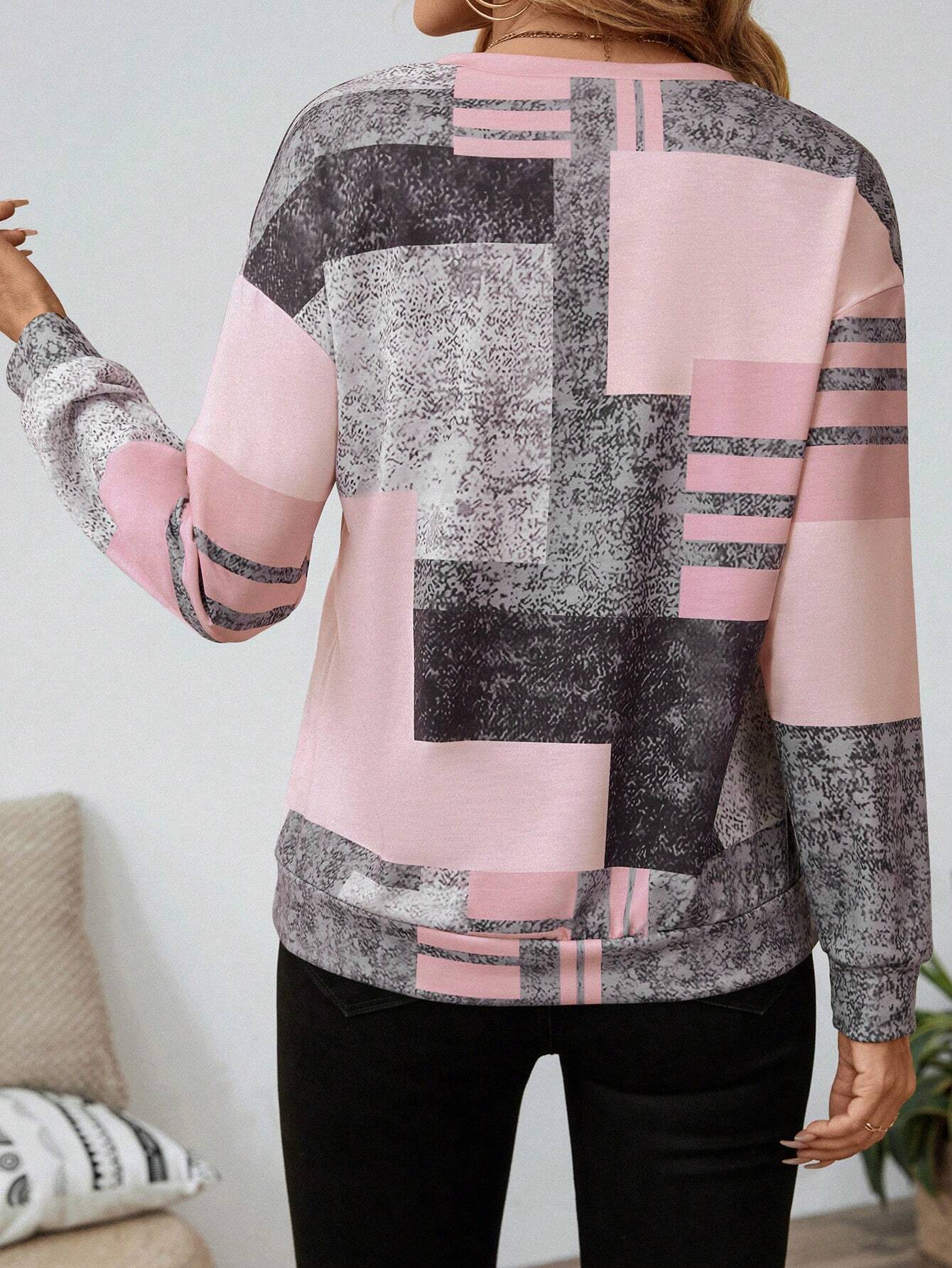 Melanie | Artistic Patchwork Sweater