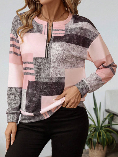 Melanie | Artistic Patchwork Sweater