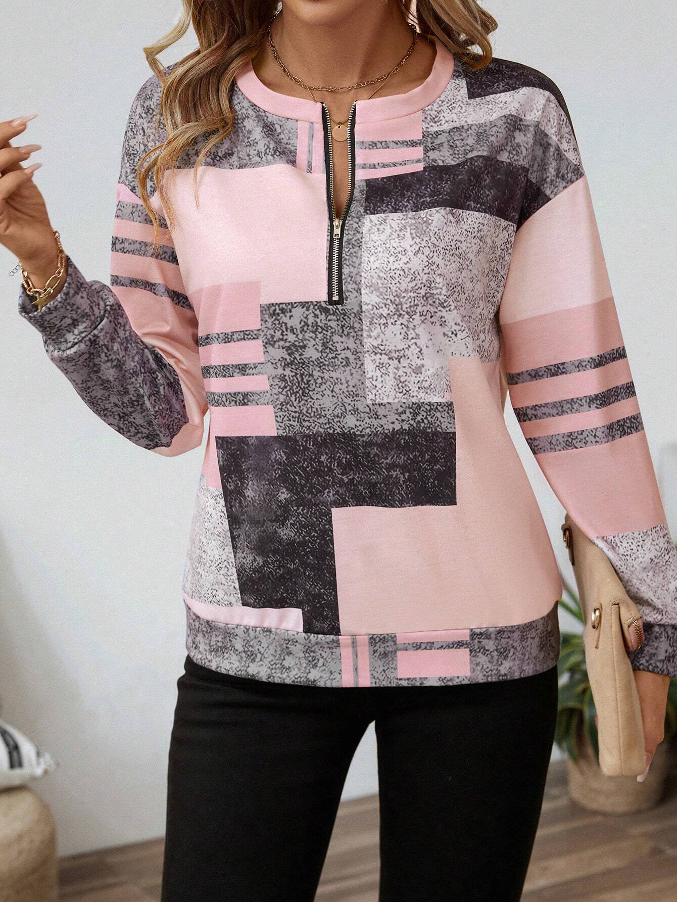 Melanie | Artistic Patchwork Sweater