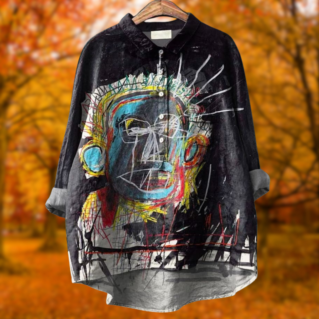 Isabelle | Abstract Art Shirt