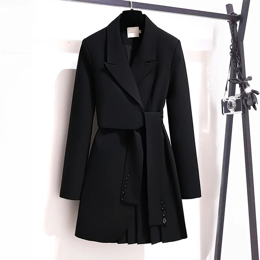 Celeste | Elegant Belted Wool Coat