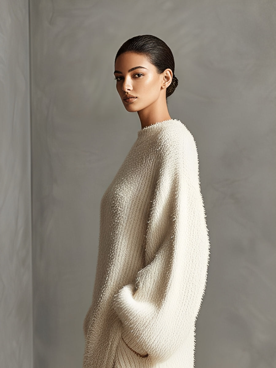 Vivienne | Luxe Cocoon Sweater Dress