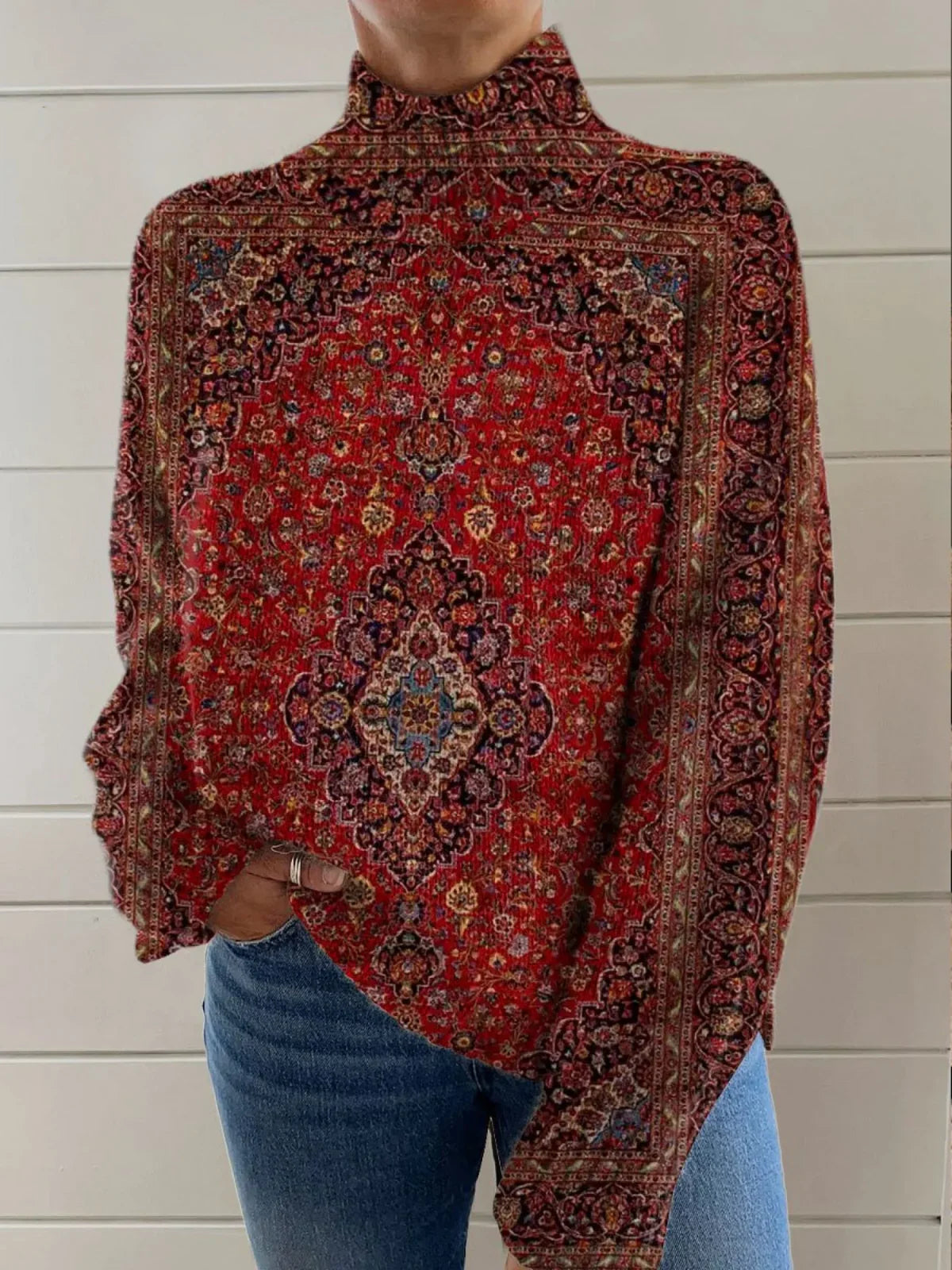 Isolde | Vintage Tapestry Sweater