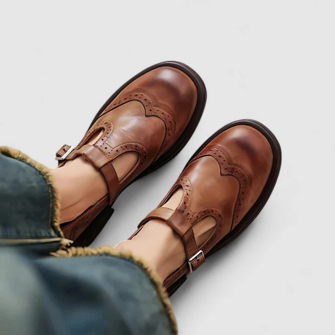 Margaux | Heritage Wingtip Flats