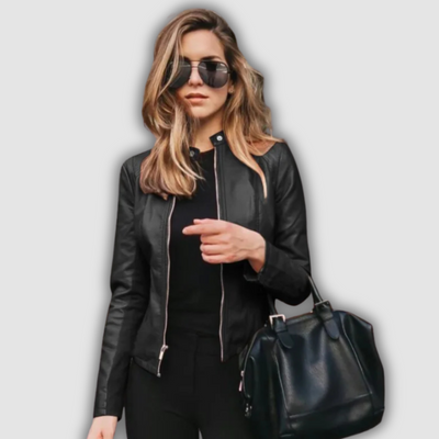 Regina | Classic Leather Jacket