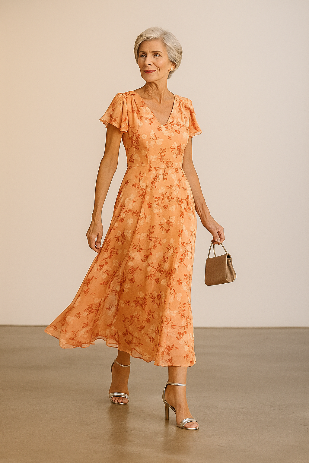 Élise | Sunset Bloom Dress