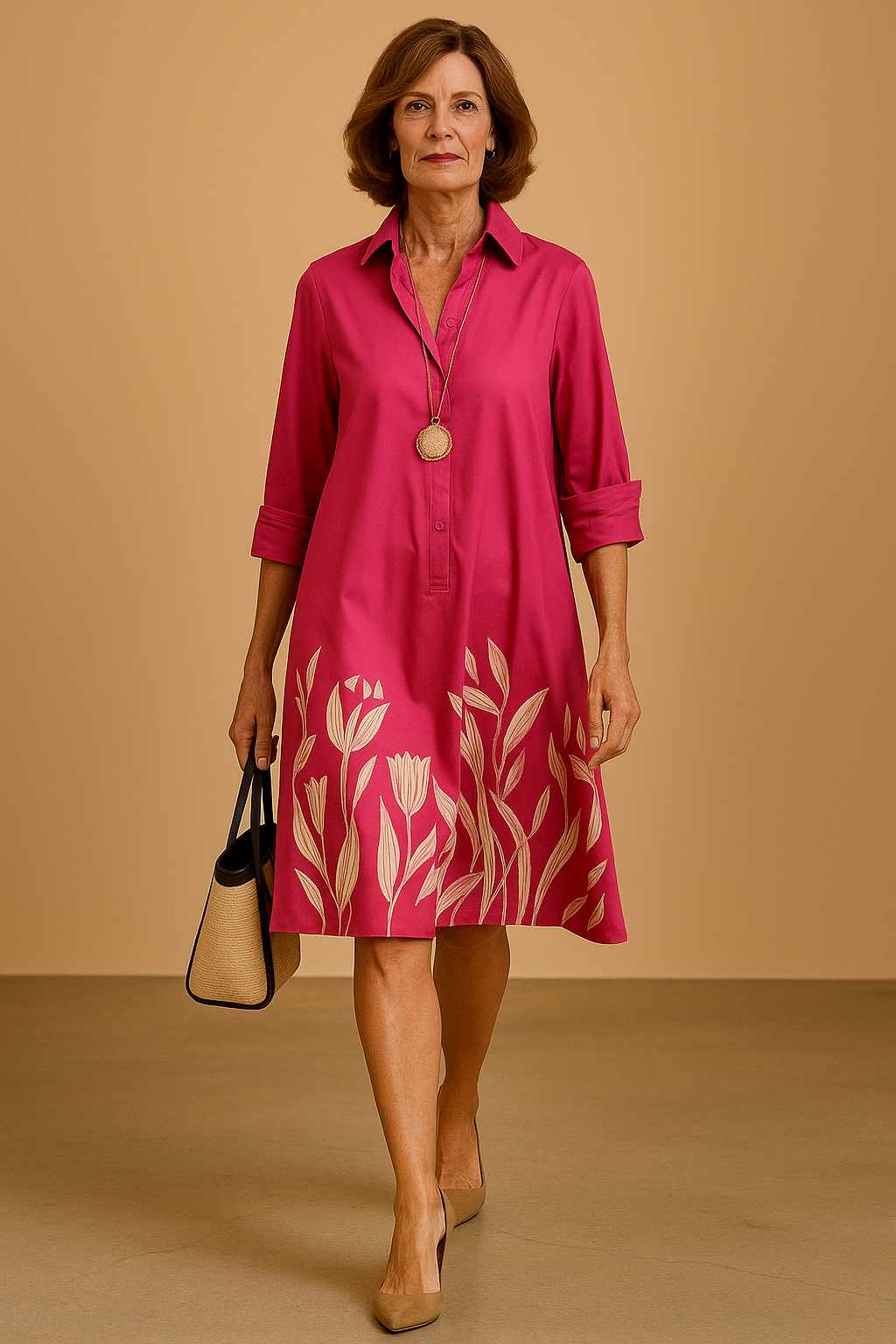 Elena | Bloom Grace Shirt Dress