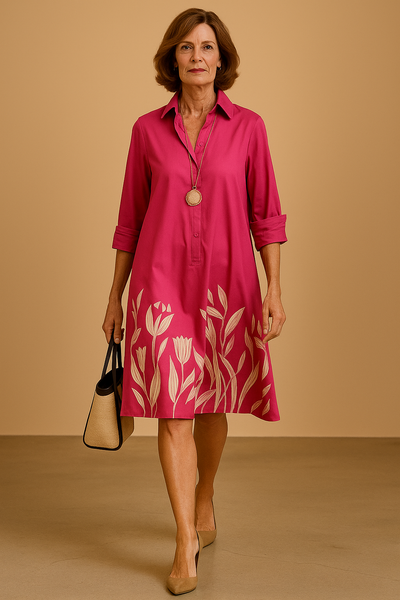 Elena | Bloom Grace Shirt Dress