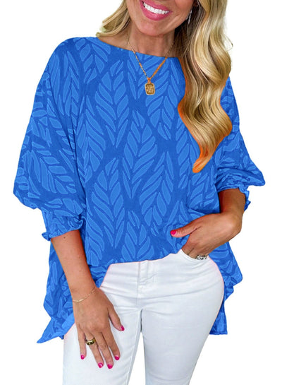 Ivana | Vibrant Leaf Blouse
