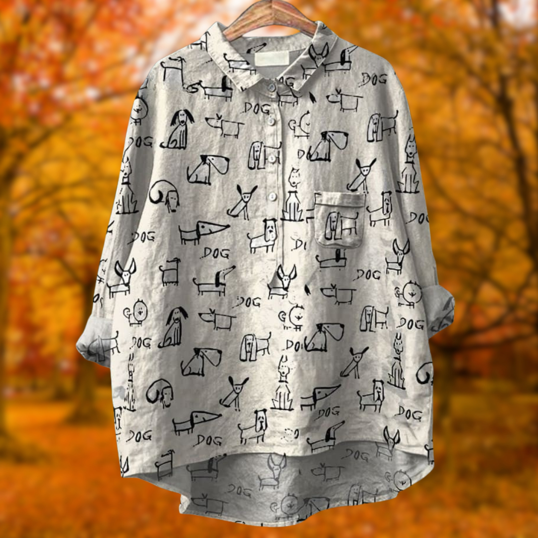 Zoe | Dog Doodle Shirt